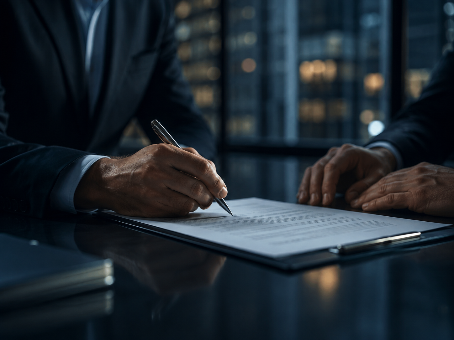 Assinatura de contrato de seguro garantia